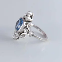 Bague Duchesse Saphir de Ceylan Diamants