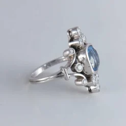 Bague Duchesse Saphir de Ceylan Diamants