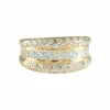 BAGUE "ECLIPSE" OR & DIAMANTS