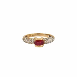 BAGUE EDOM OR & RUBIS