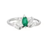Bague Emeraude & Diamant