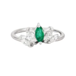 Bague Emeraude & Diamant