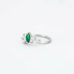 Bague Emeraude & Diamant