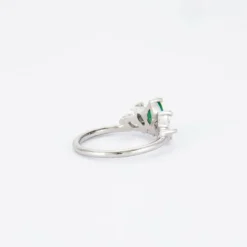 Bague Emeraude & Diamant