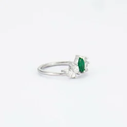 Bague Emeraude & Diamant