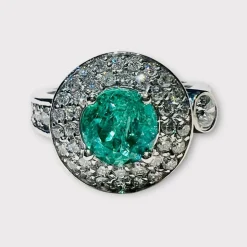 Bague Emeraude diamants