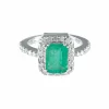 Bague Emeraude Diamants