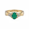 Bague Emeraude Diamants