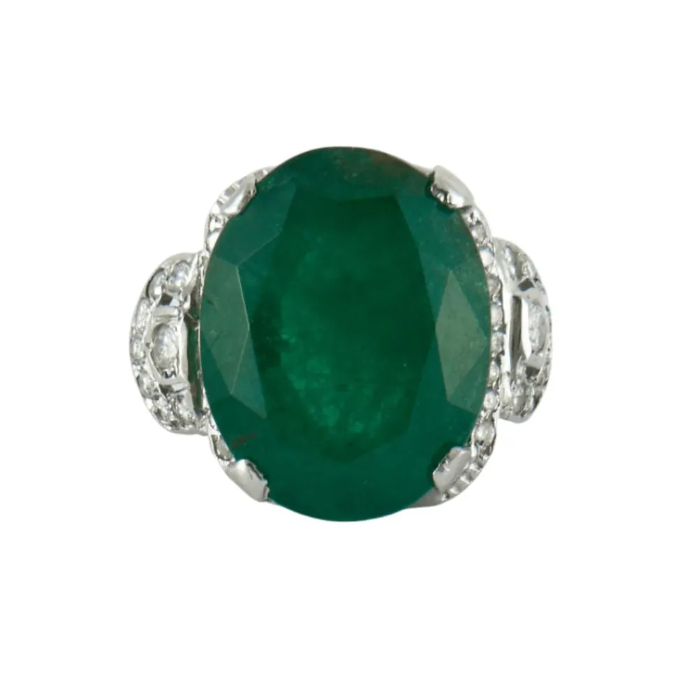 Bague Emeraude Diamants