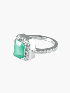 Bague Emeraude Diamants