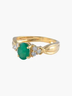 Bague Emeraude Diamants