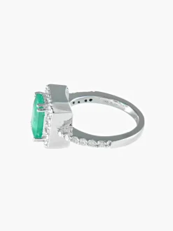 Bague Emeraude Diamants