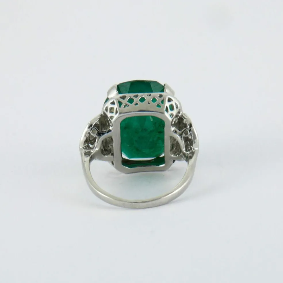 Bague Emeraude Diamants