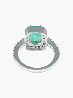 Bague Emeraude Diamants