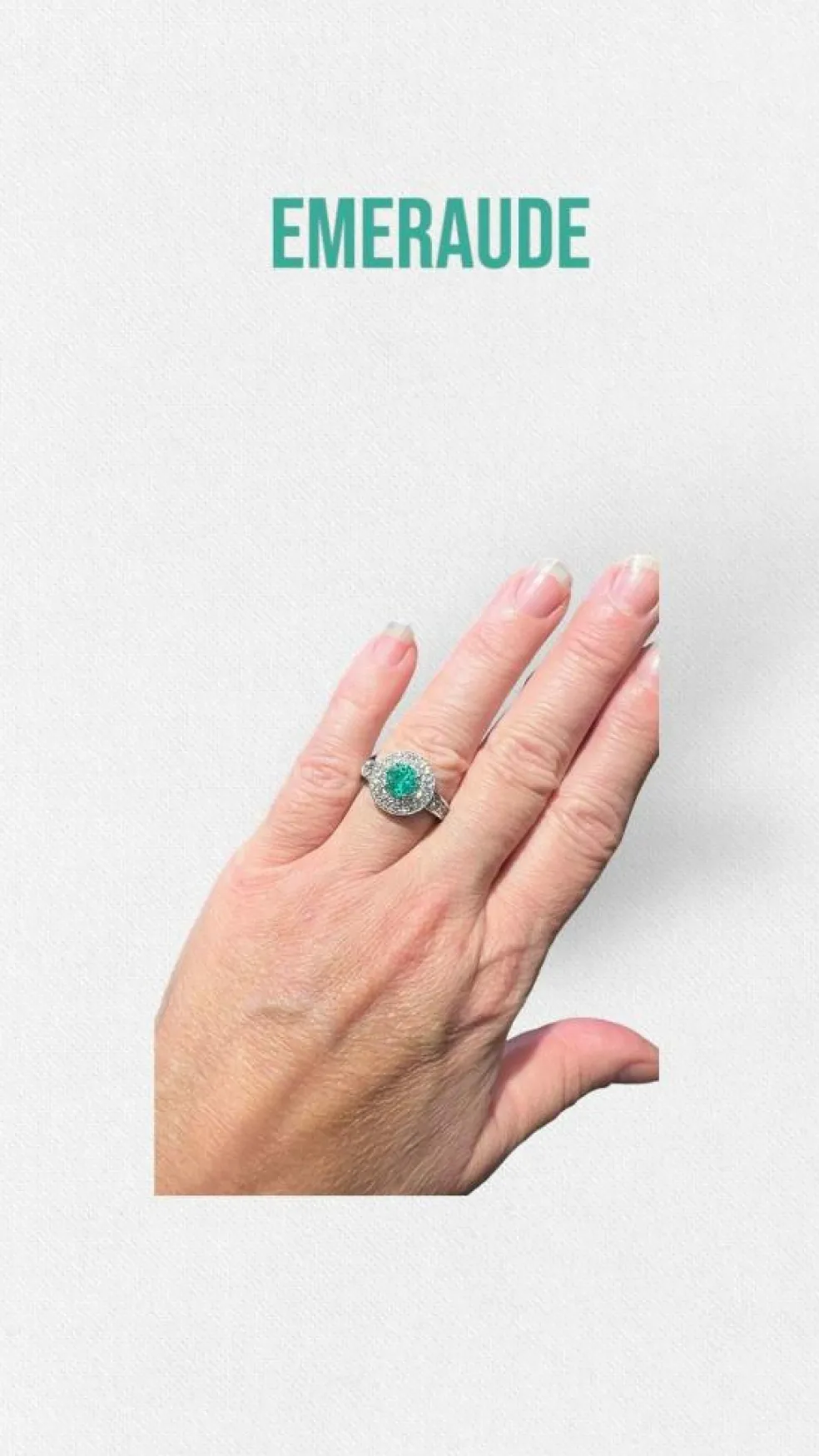 Bague Emeraude diamants