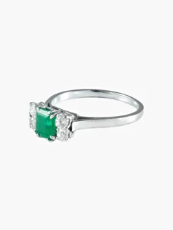 Bague Emeraude Diamants