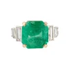 Bague Emeraude et Diamants