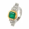 Bague Emeraude et diamants