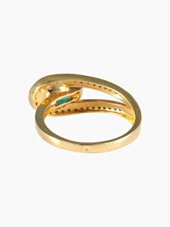 Bague Emeraude et Diamants