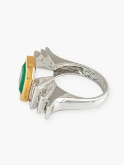 Bague Emeraude et diamants