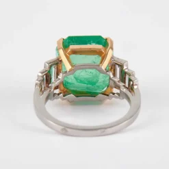 Bague Emeraude et Diamants