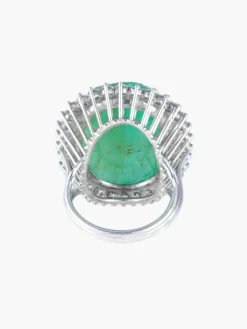 Bague Emeraude et diamants
