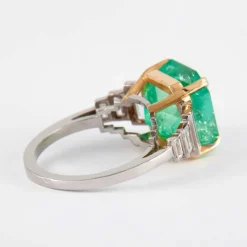 Bague Emeraude et Diamants