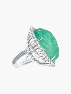Bague Emeraude et diamants