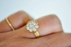 Bague en diamant ancienne