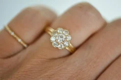 Bague en diamant ancienne