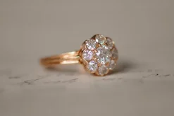Bague en diamant ancienne
