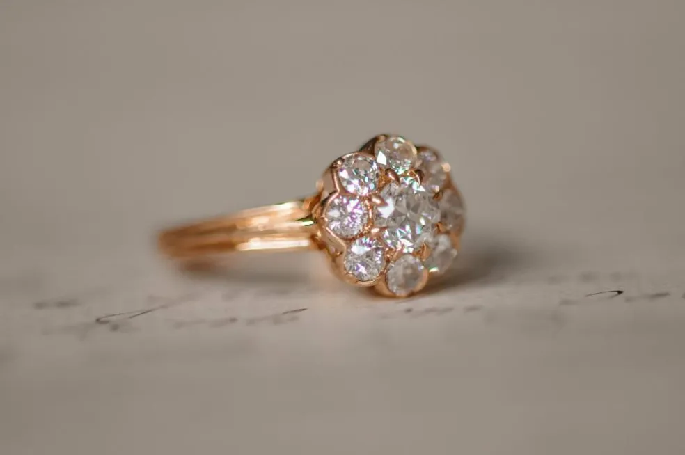 Bague en diamant ancienne