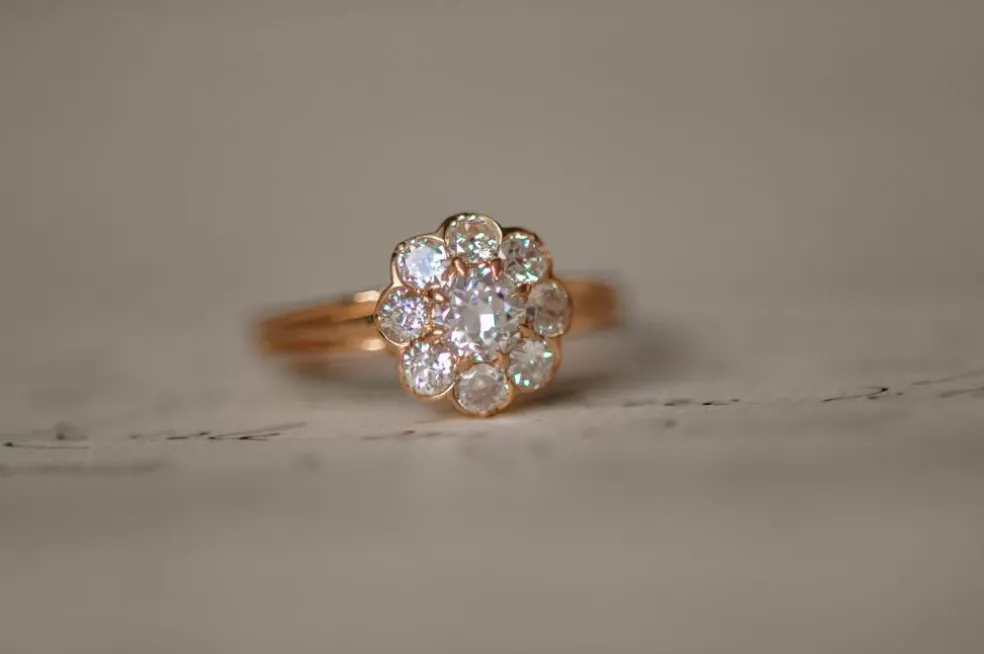 Bague en diamant ancienne