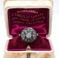 Bague en diamant de l'époque victorienne