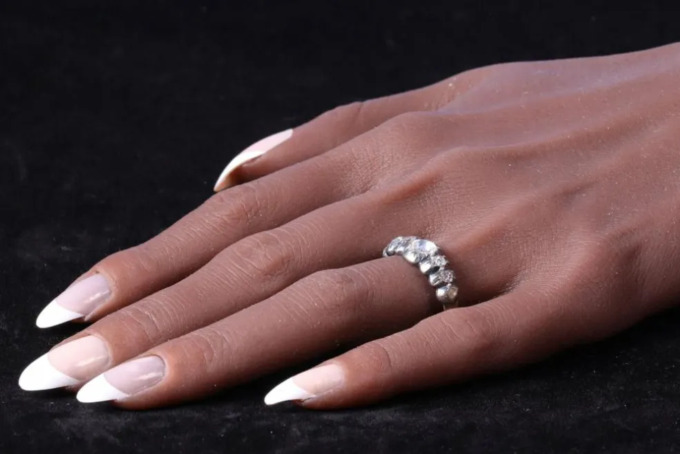 Bague en diamant de l'époque victorienne