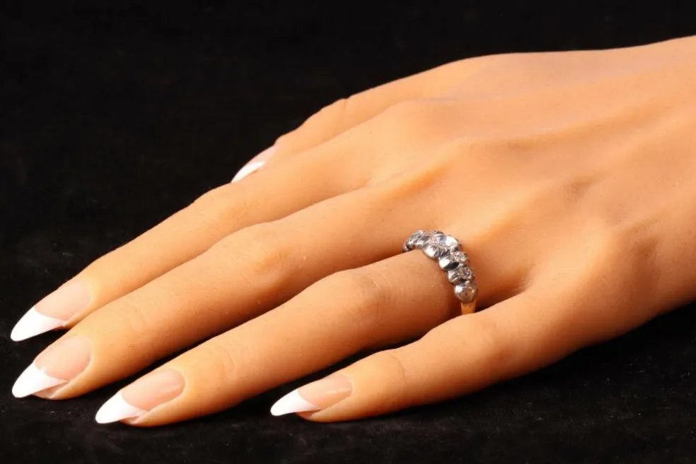 Bague en diamant de l'époque victorienne