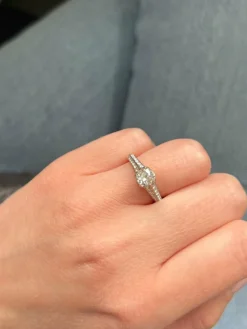 Bague en diamant d'une ancienne mine