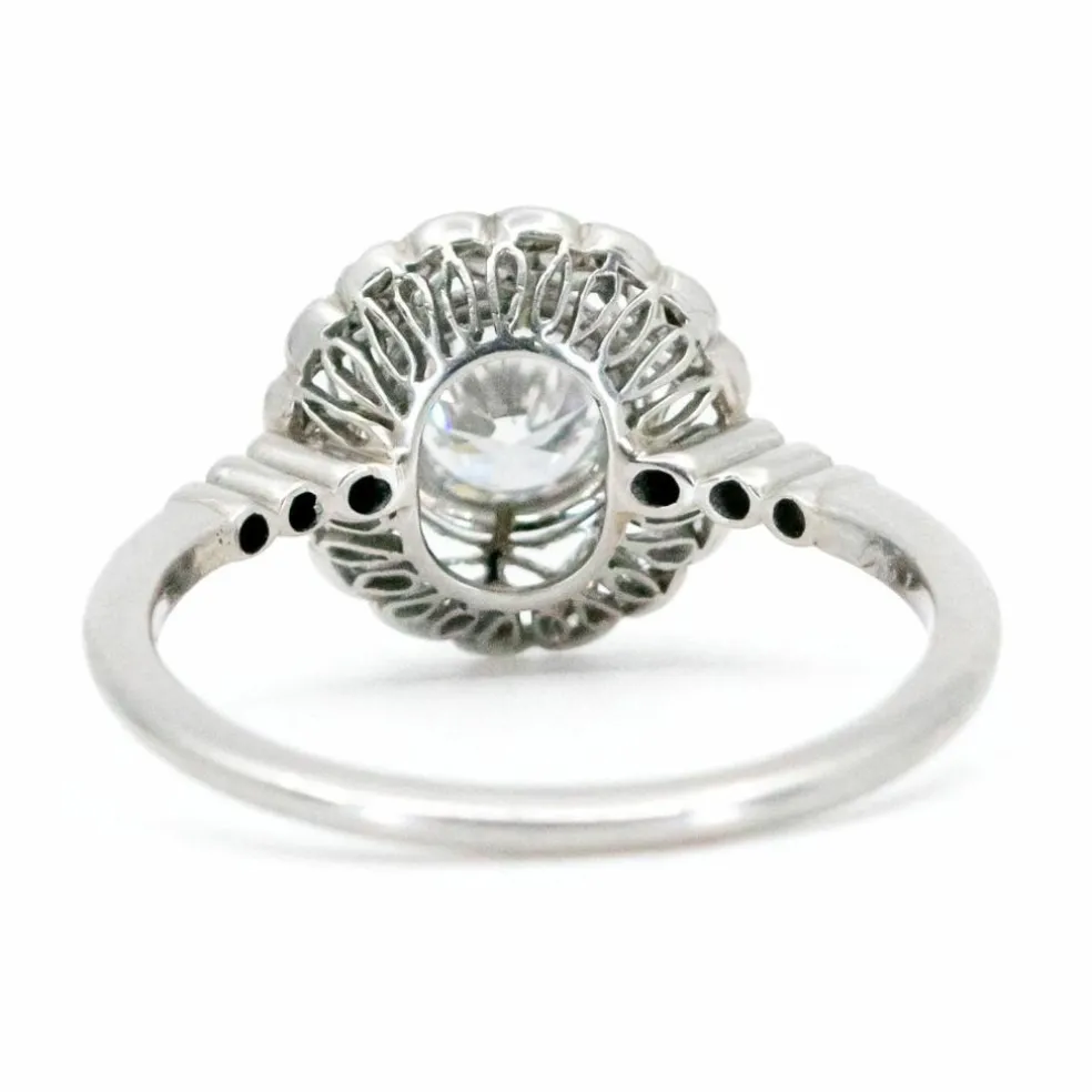 Bague en diamant et platine