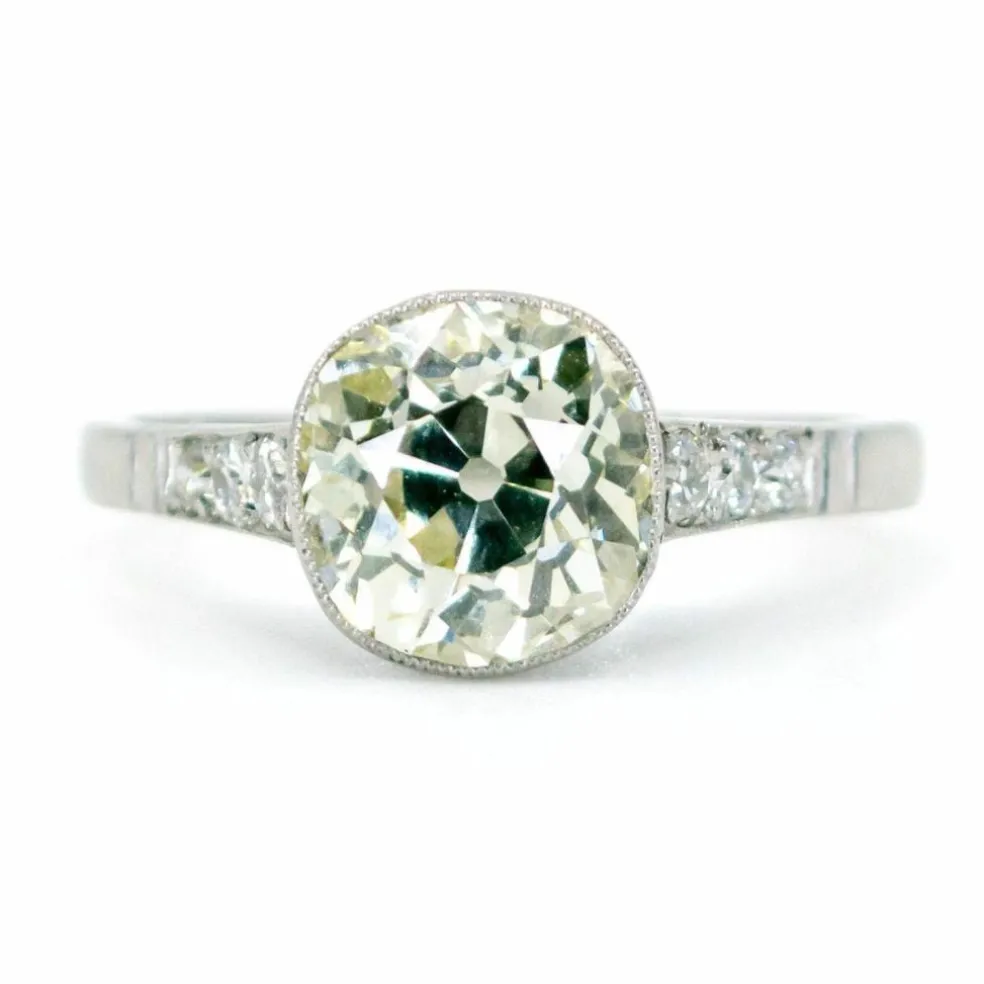 Bague en diamant, platine