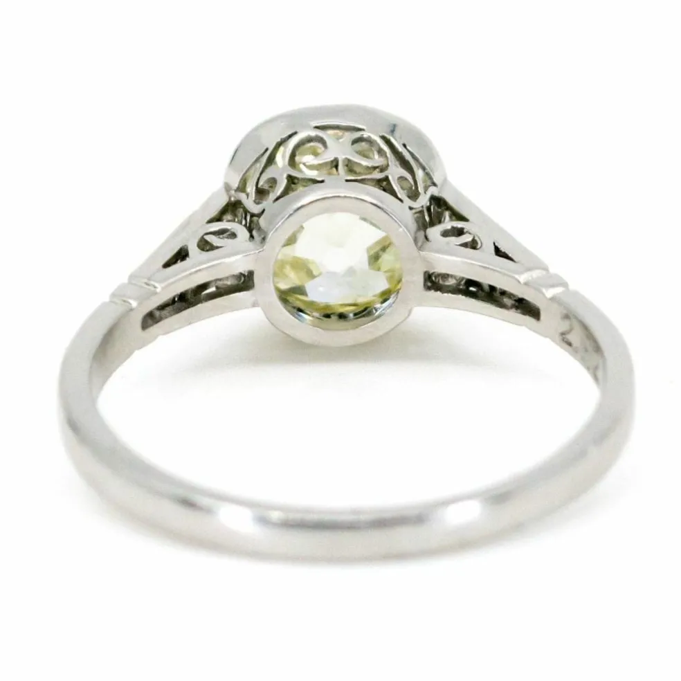 Bague en diamant, platine