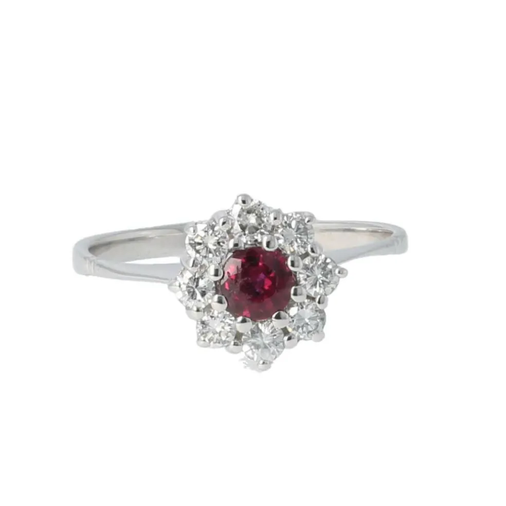 BAGUE EN DIAMANT RUBIS