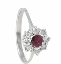 BAGUE EN DIAMANT RUBIS