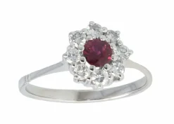 BAGUE EN DIAMANT RUBIS