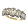 Bague en diamant taille rose de la fin de l'époque géorgienne du début de l'époque victorienne