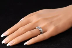 Bague en diamant taille rose de la fin de l'époque géorgienne du début de l'époque victorienne