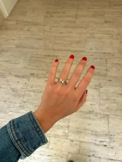 Bague en diamant Toi & Moi vers 1900