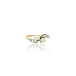 Bague en diamant Toi & Moi vers 1900