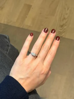 Bague en diamant Trilogie
