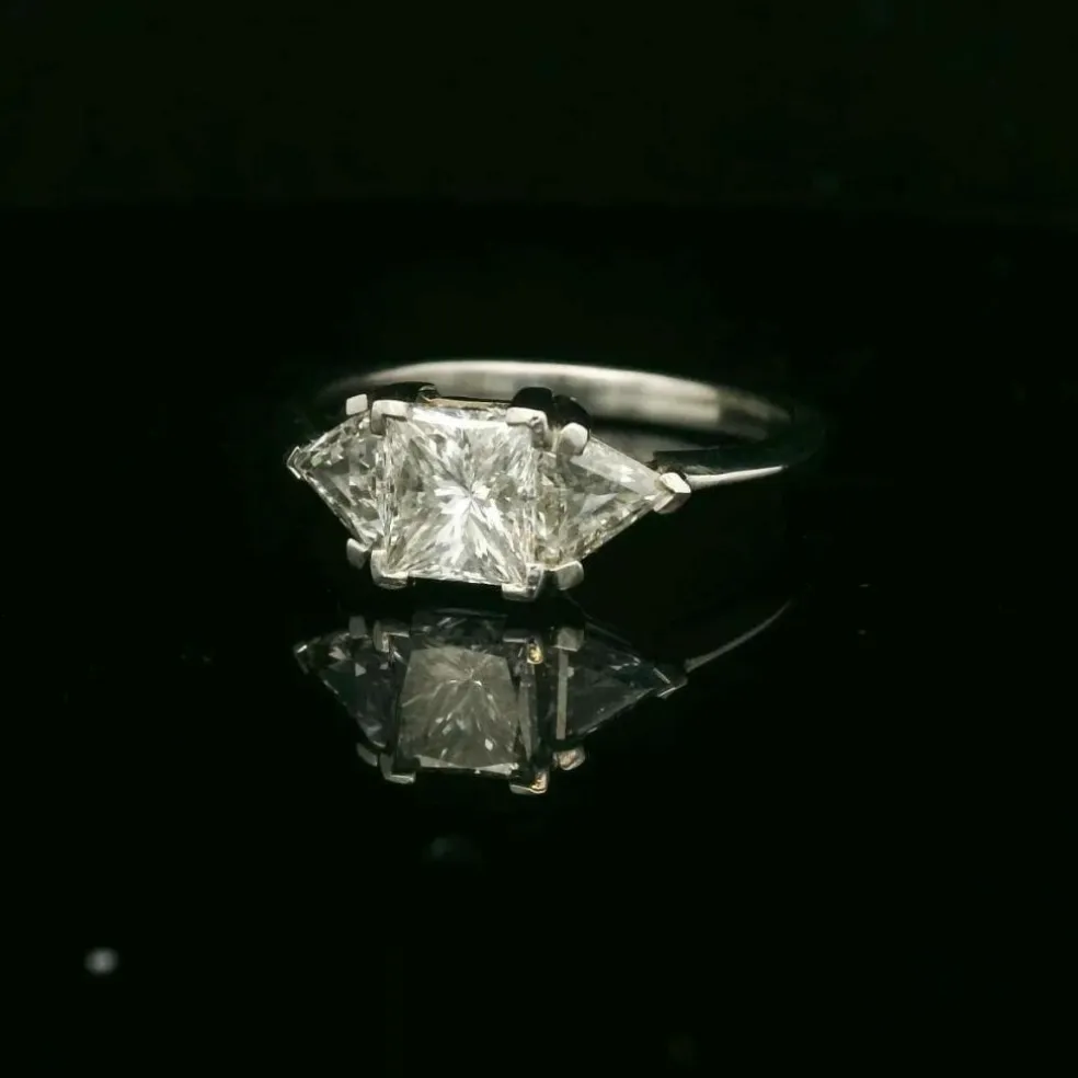 Bague en diamant Trilogie