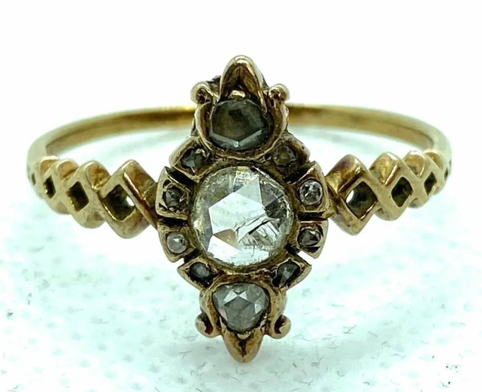Bague en diamants anglais